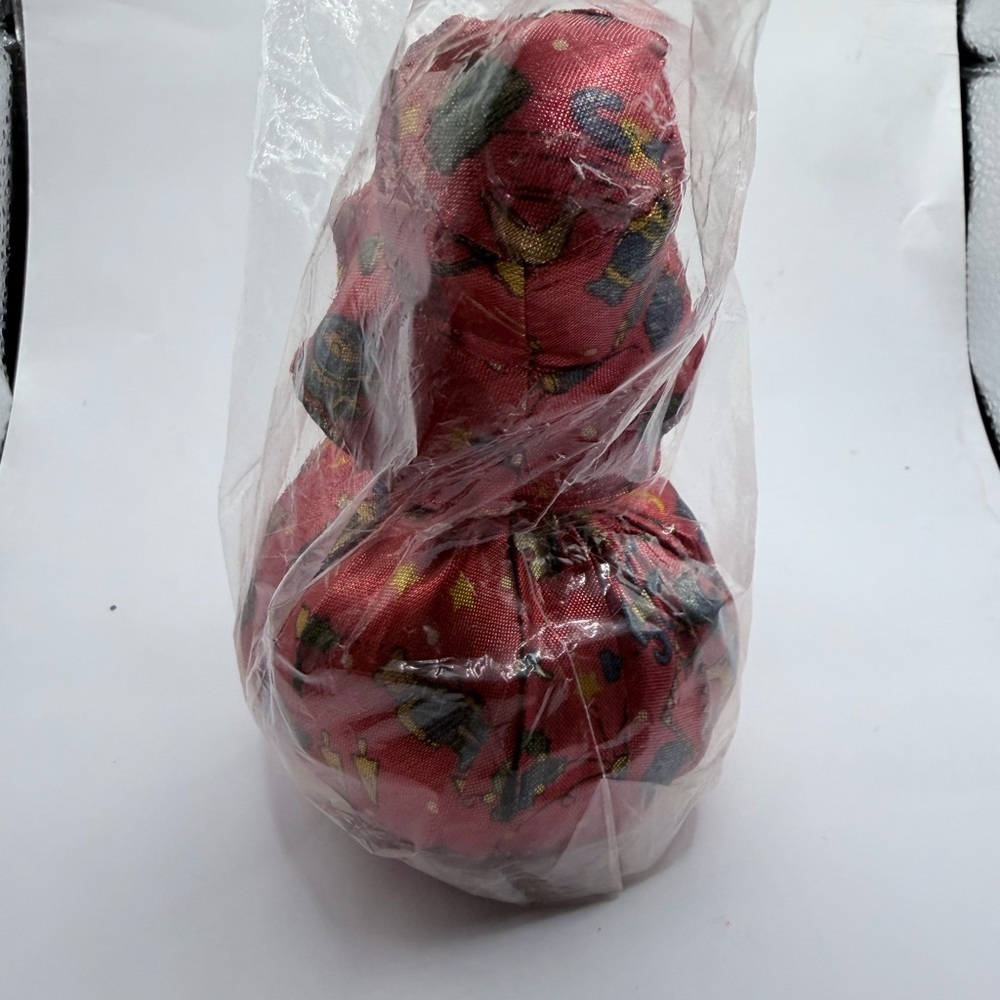 Vintage porcelain Face Red and Yellow Clown Doll Pin Cushion Decor Sewing - Picture 4 of 7